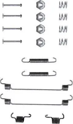 Zubehörsatz, Bremsbacken HELLA 8DZ 355 200-091