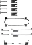 Zubehörsatz, Bremsbacken HELLA 8DZ 355 200-301