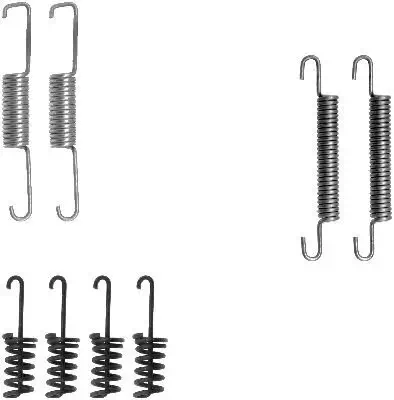 Zubehörsatz, Feststellbremsbacken HELLA 8DZ 355 201-771