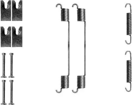 Zubehörsatz, Bremsbacken HELLA 8DZ 355 200-651