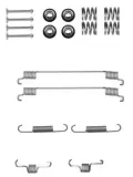 Zubehörsatz, Bremsbacken Hinterachse HELLA 8DZ 355 200-901