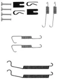 Zubehörsatz, Bremsbacken HELLA 8DZ 355 200-631