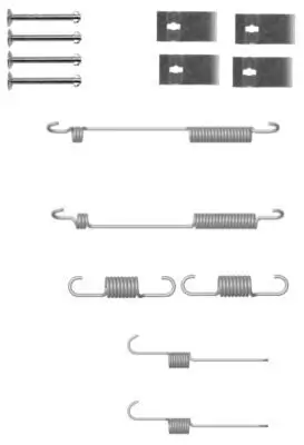 Zubehörsatz, Bremsbacken HELLA 8DZ 355 200-941