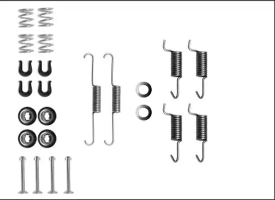 Zubehörsatz, Feststellbremsbacken HELLA 8DZ 355 205-911