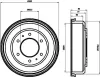 Bremstrommel HELLA 8DT 355 302-291 Bild Bremstrommel HELLA 8DT 355 302-291