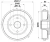 Bremstrommel Hinterachse HELLA 8DT 355 301-031 Bild Bremstrommel Hinterachse HELLA 8DT 355 301-031