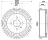 Bremstrommel HELLA 8DT 355 303-471 Bild Bremstrommel HELLA 8DT 355 303-471