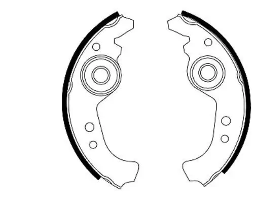 Bremsbackensatz HELLA 8DB 355 000-091 Bild Bremsbackensatz HELLA 8DB 355 000-091