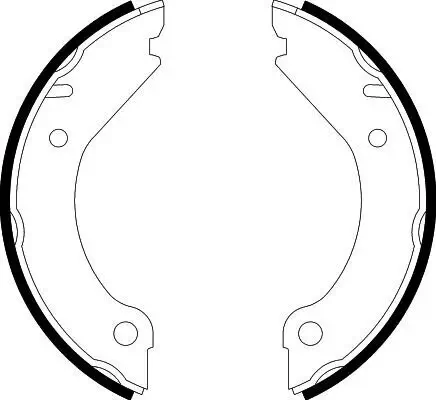 Bremsbackensatz, Feststellbremse HELLA 8DA 355 050-021 Bild Bremsbackensatz, Feststellbremse HELLA 8DA 355 050-021