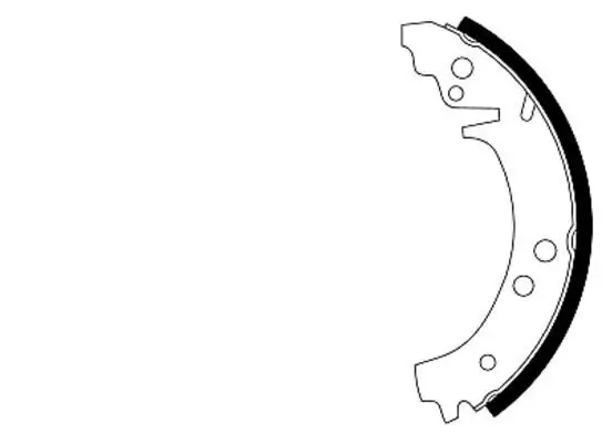 Bremsbackensatz HELLA 8DB 355 000-161 Bild Bremsbackensatz HELLA 8DB 355 000-161