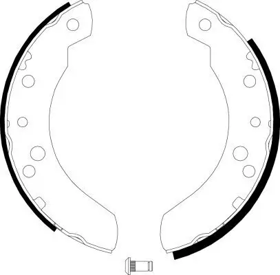 Bremsbackensatz HELLA 8DB 355 000-881 Bild Bremsbackensatz HELLA 8DB 355 000-881
