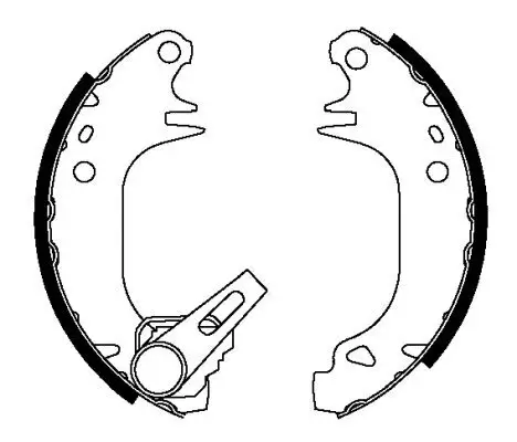 Bremsbackensatz HELLA 8DB 355 038-091