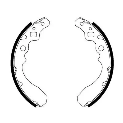 Bremsbackensatz HELLA 8DB 355 001-121 Bild Bremsbackensatz HELLA 8DB 355 001-121