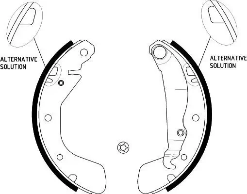 Bremsbackensatz HELLA 8DB 355 001-291