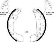 Bremsbackensatz HELLA 8DB 355 001-291