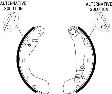 Bremsbackensatz HELLA 8DB 355 001-301