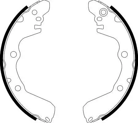 Bremsbackensatz HELLA 8DB 355 001-521 Bild Bremsbackensatz HELLA 8DB 355 001-521