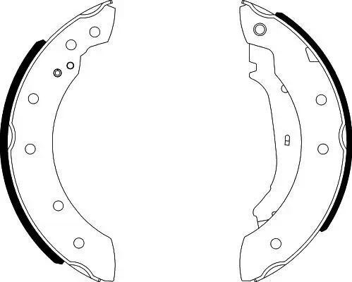 Bremsbackensatz HELLA 8DB 355 001-571