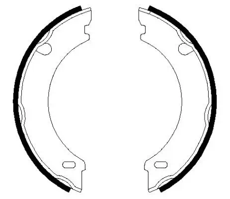 Bremsbackensatz, Feststellbremse HELLA 8DA 355 050-371 Bild Bremsbackensatz, Feststellbremse HELLA 8DA 355 050-371