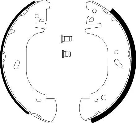 Bremsbackensatz HELLA 8DB 355 001-621