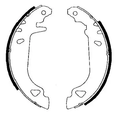 Bremsbackensatz HELLA 8DB 355 001-011