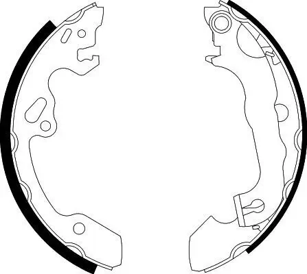 Bremsbackensatz HELLA 8DB 355 002-231