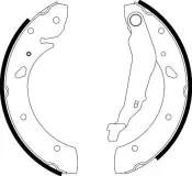 Bremsbackensatz HELLA 8DB 355 001-761