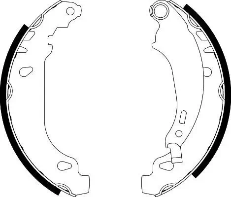 Bremsbackensatz HELLA 8DB 355 002-261