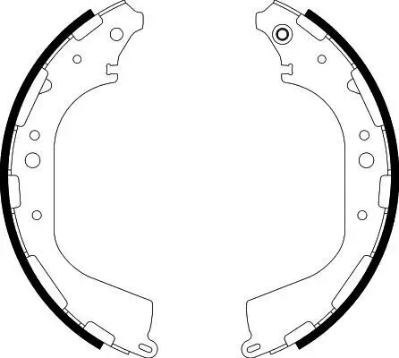 Bremsbackensatz HELLA 8DB 355 002-341 Bild Bremsbackensatz HELLA 8DB 355 002-341
