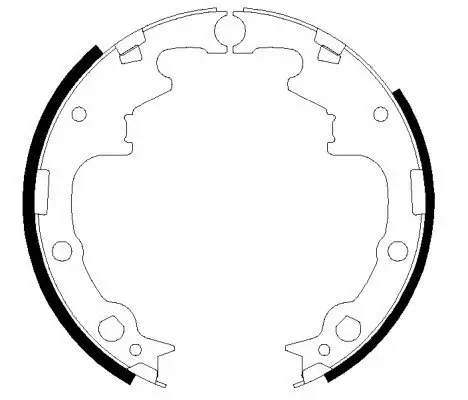 Bremsbackensatz HELLA 8DB 355 002-371 Bild Bremsbackensatz HELLA 8DB 355 002-371