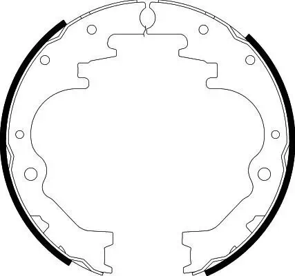 Bremsbackensatz HELLA 8DB 355 002-441 Bild Bremsbackensatz HELLA 8DB 355 002-441