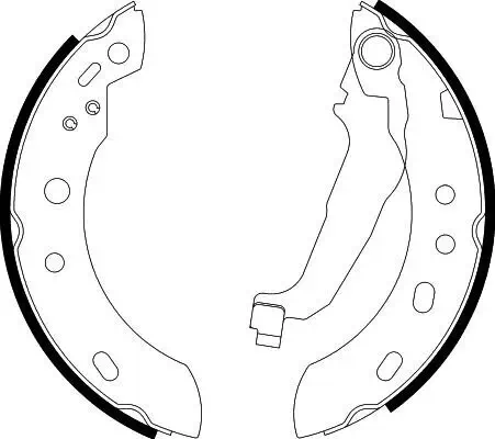 Bremsbackensatz HELLA 8DB 355 002-481 Bild Bremsbackensatz HELLA 8DB 355 002-481