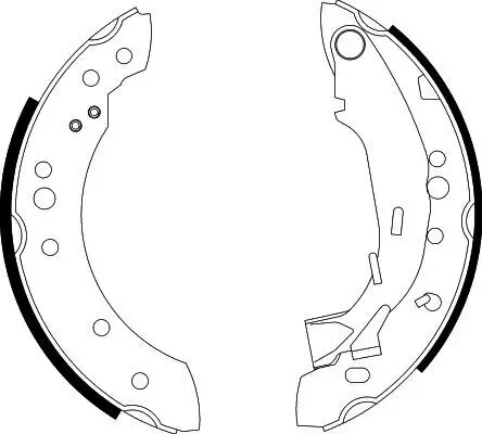 Bremsbackensatz HELLA 8DB 355 002-601