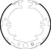 Bremsbackensatz, Feststellbremse HELLA 8DA 355 050-541