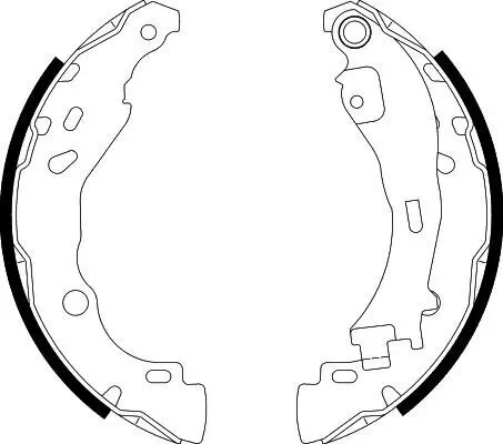 Bremsbackensatz HELLA 8DB 355 002-751 Bild Bremsbackensatz HELLA 8DB 355 002-751