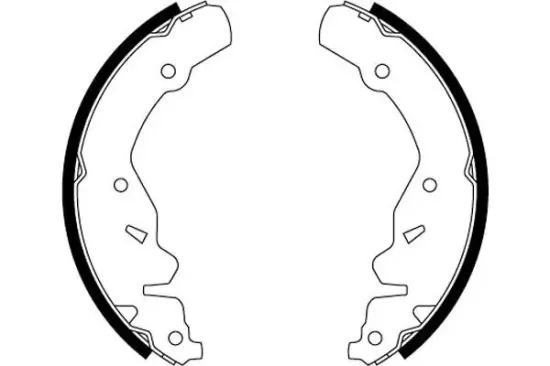 Bremsbackensatz HELLA 8DB 355 000-481 Bild Bremsbackensatz HELLA 8DB 355 000-481