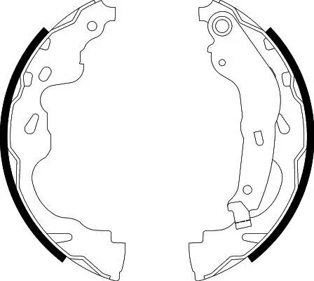 Bremsbackensatz HELLA 8DB 355 002-891