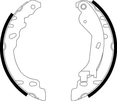 Bremsbackensatz HELLA 8DB 355 002-901