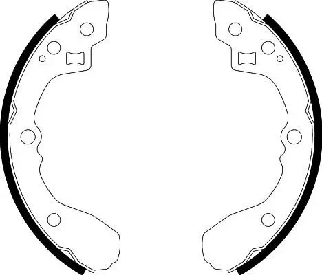 Bremsbackensatz HELLA 8DB 355 002-931