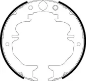 Bremsbackensatz, Feststellbremse HELLA 8DA 355 050-711