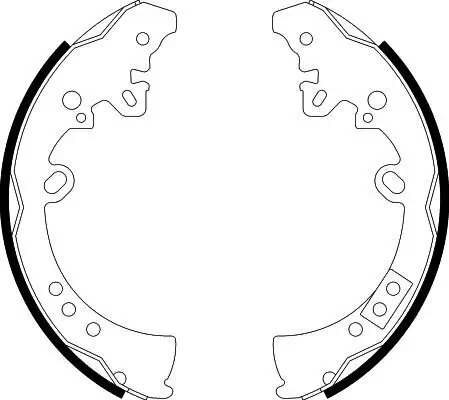 Bremsbackensatz HELLA 8DB 355 003-011