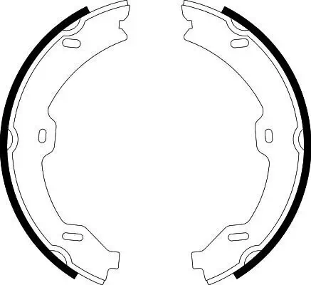 Bremsbackensatz, Feststellbremse HELLA 8DA 355 050-781 Bild Bremsbackensatz, Feststellbremse HELLA 8DA 355 050-781