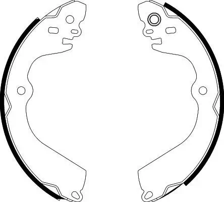 Bremsbackensatz HELLA 8DB 355 022-111