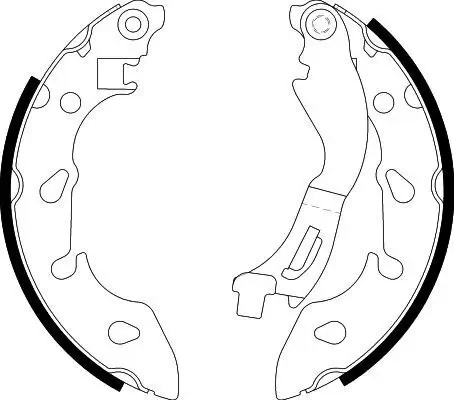 Bremsbackensatz HELLA 8DB 355 022-211