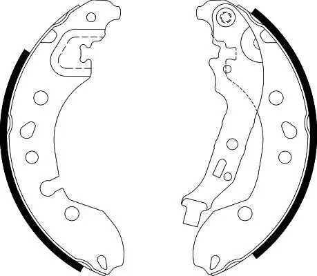 Bremsbackensatz HELLA 8DB 355 022-181