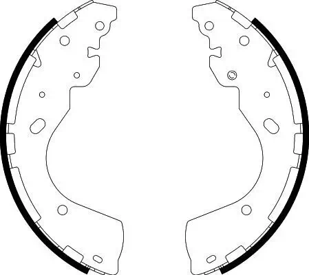 Bremsbackensatz HELLA 8DB 355 022-241 Bild Bremsbackensatz HELLA 8DB 355 022-241