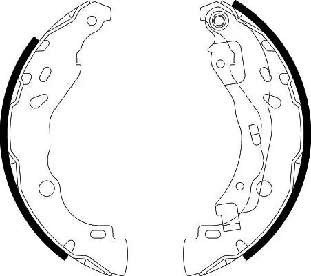 Bremsbackensatz HELLA 8DB 355 002-641