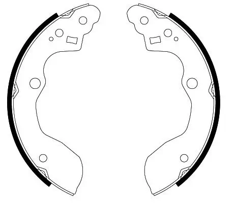 Bremsbackensatz HELLA 8DB 355 022-581