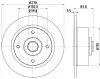 Bremsscheibe HELLA 8DD 355 100-101 Bild Bremsscheibe HELLA 8DD 355 100-101