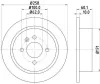 Bremsscheibe HELLA 8DD 355 100-351 Bild Bremsscheibe HELLA 8DD 355 100-351